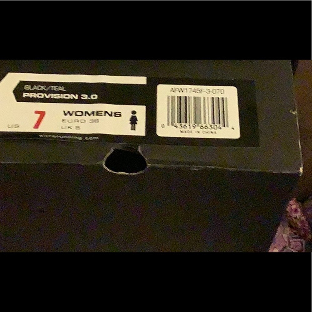 Altra provision 3.0Black and Teal Sports Shoes. Size 7 - Picture 5 of 5